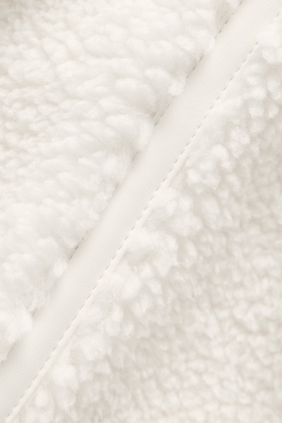 Sherpa Cropped Slope Side Jacket - Ivory--5