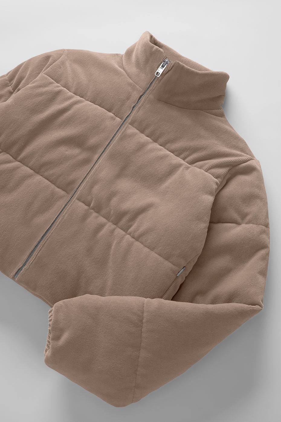 Micro Corduroy Dreamy Puffer - Chai Latte--5