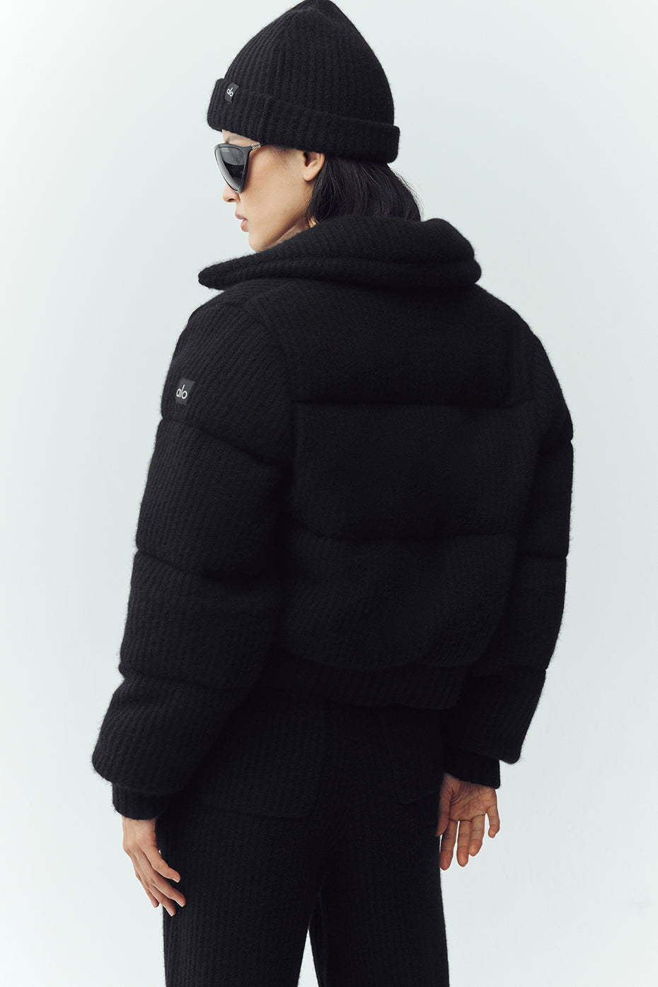 Cashmere Northstar Sweater Puffer - Black--2