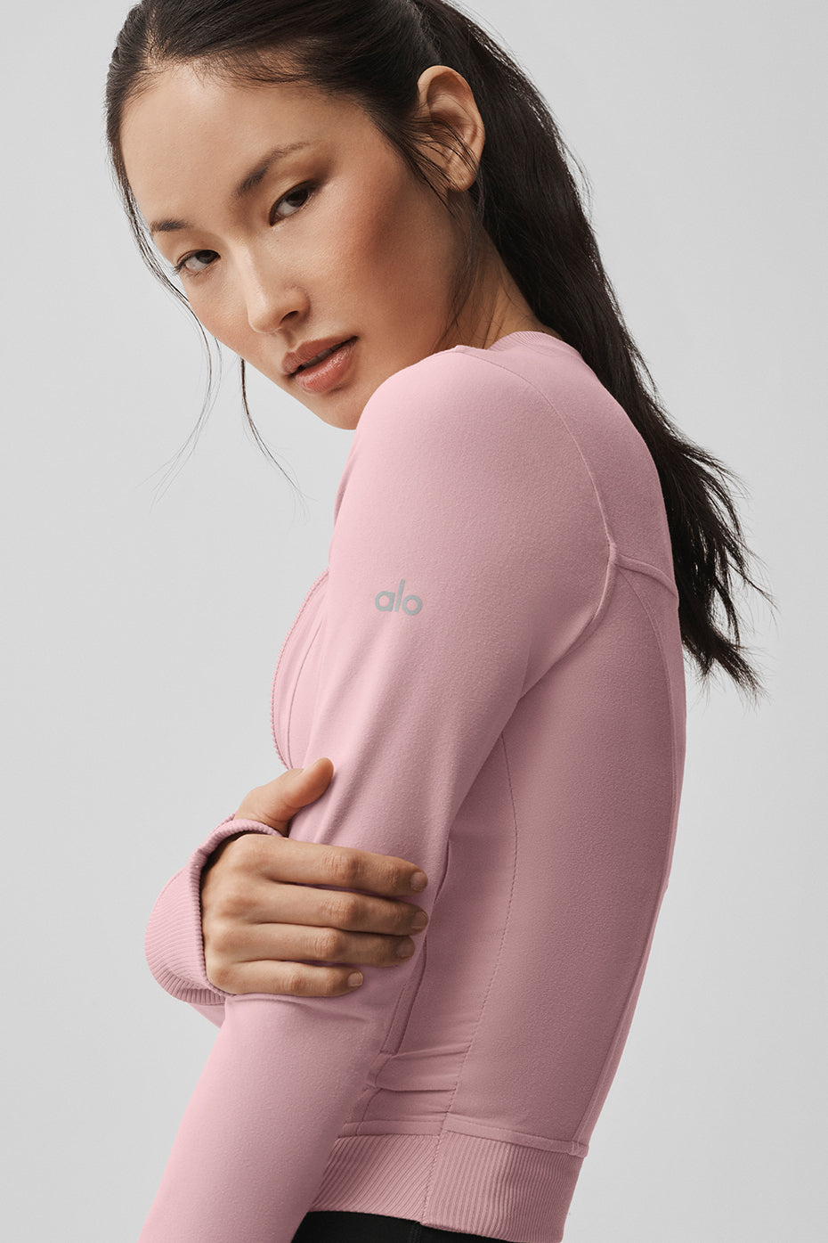 Alosoft Recharge Jacket - Vintage Pink--2