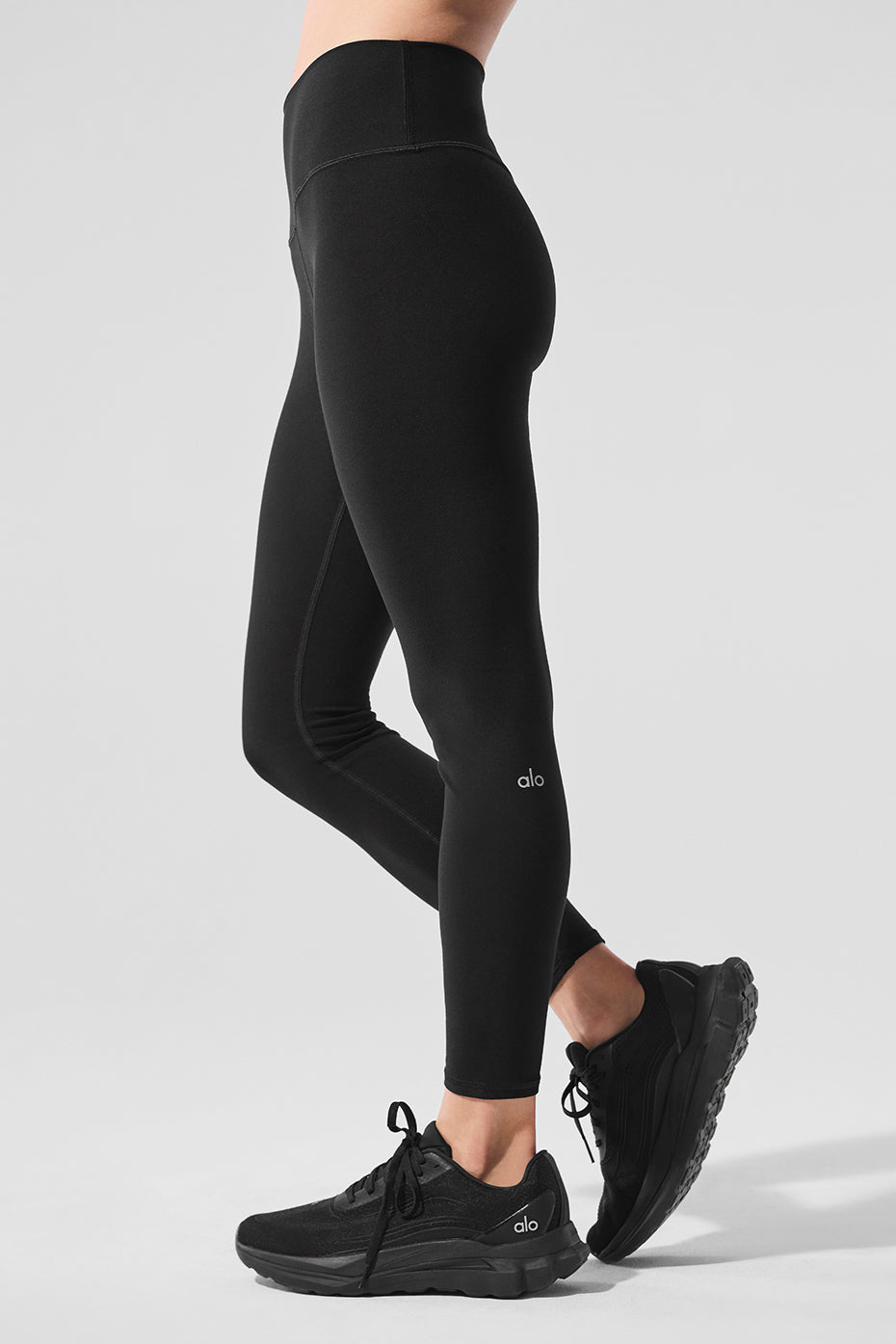 Alosoft High-Waist 7/8 Highlight Legging - Black--2