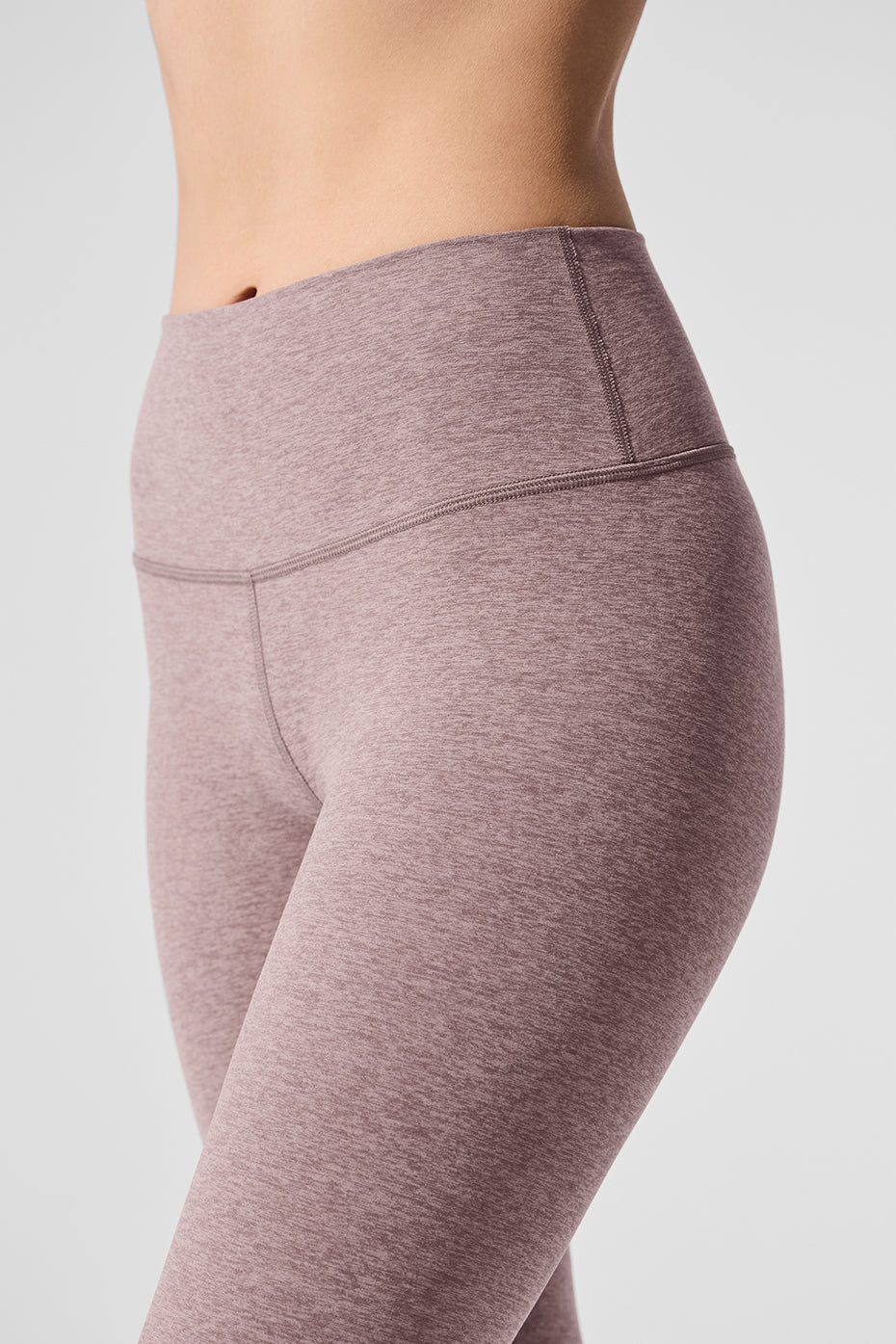 Alosoft High-Waist 7/8 Highlight Legging - Dark Pink Quartz Heather--2