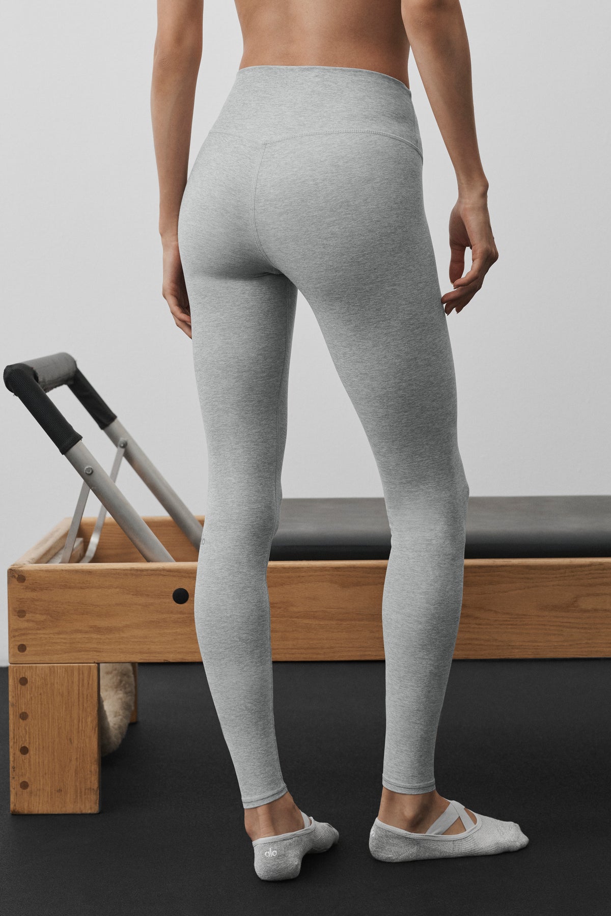 Alosoft High-Waist 7/8 Highlight Legging - Vintage Athletic Heather--3
