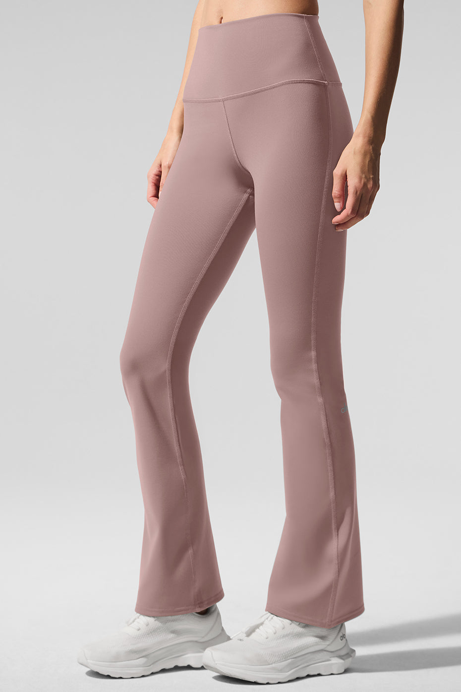 Airbrush High-Waist Bootcut Legging (Short) - Taupe--1