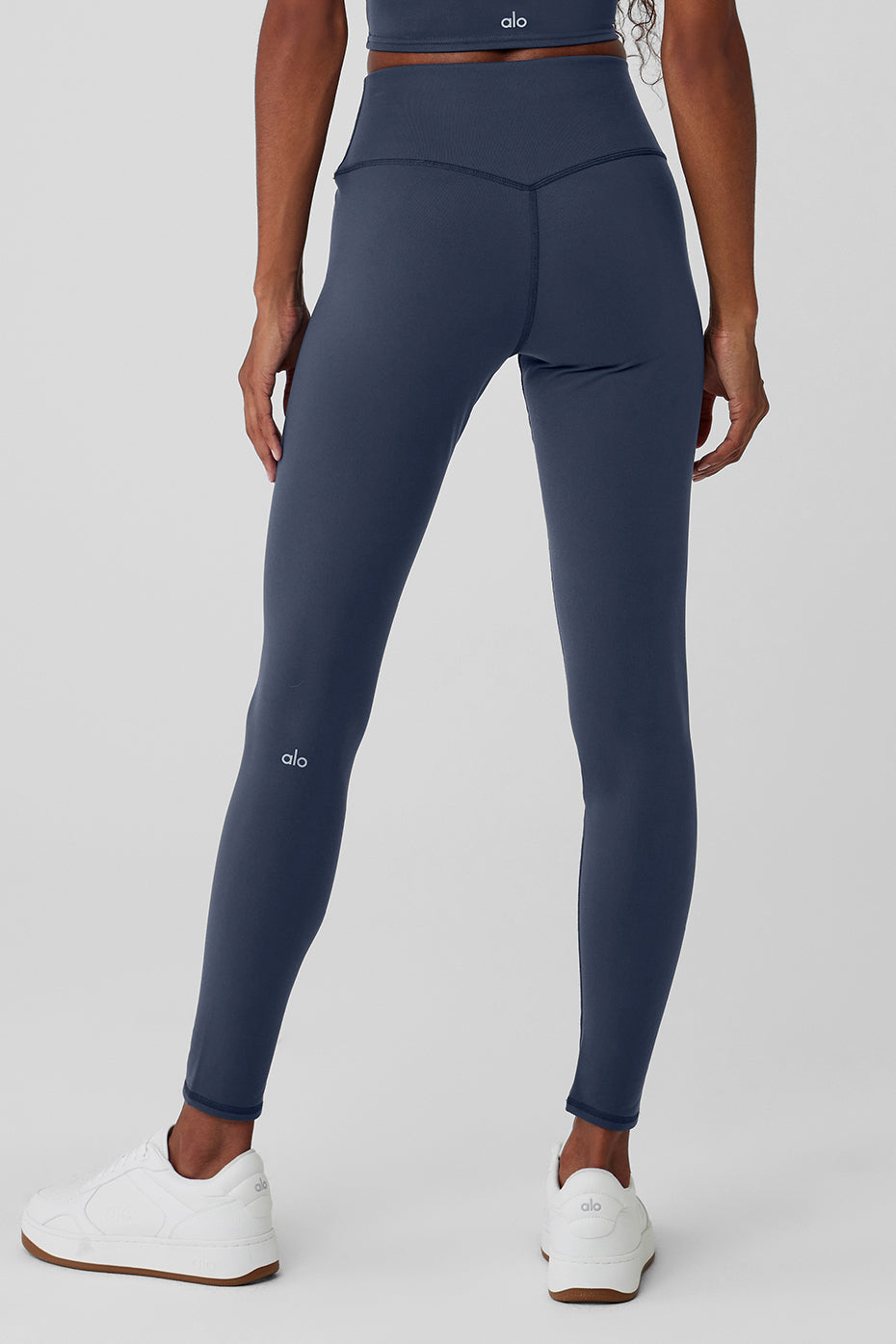 Airbrush Winter Warm High-Waist Nocturne Legging - Navy--3
