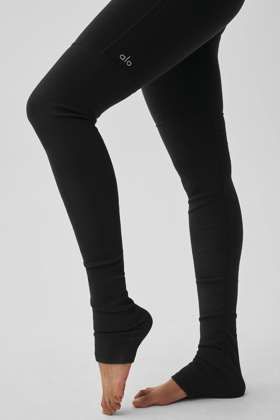 Airbrush High-Waist Highlight Goddess Legging - Black--2