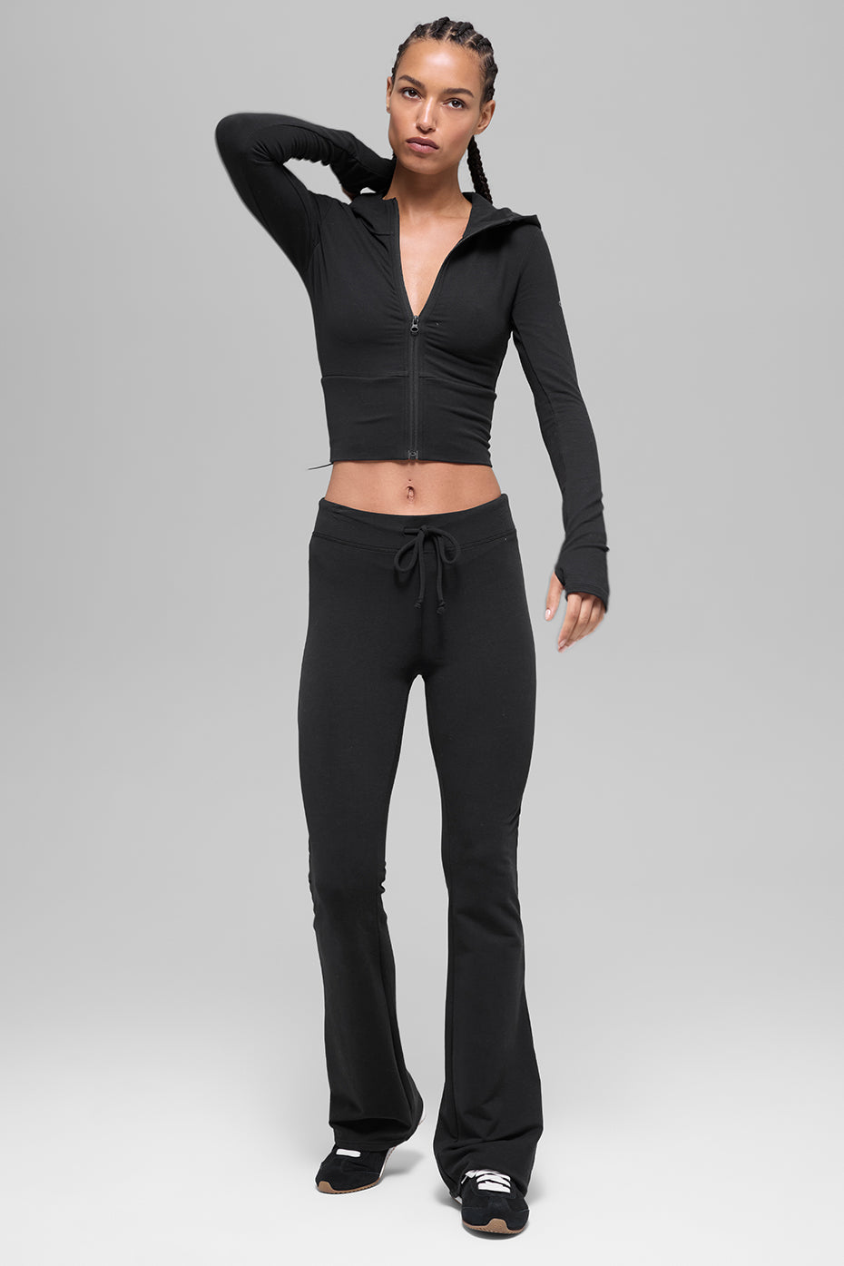Sway Bootcut Sweatpant - Black--4