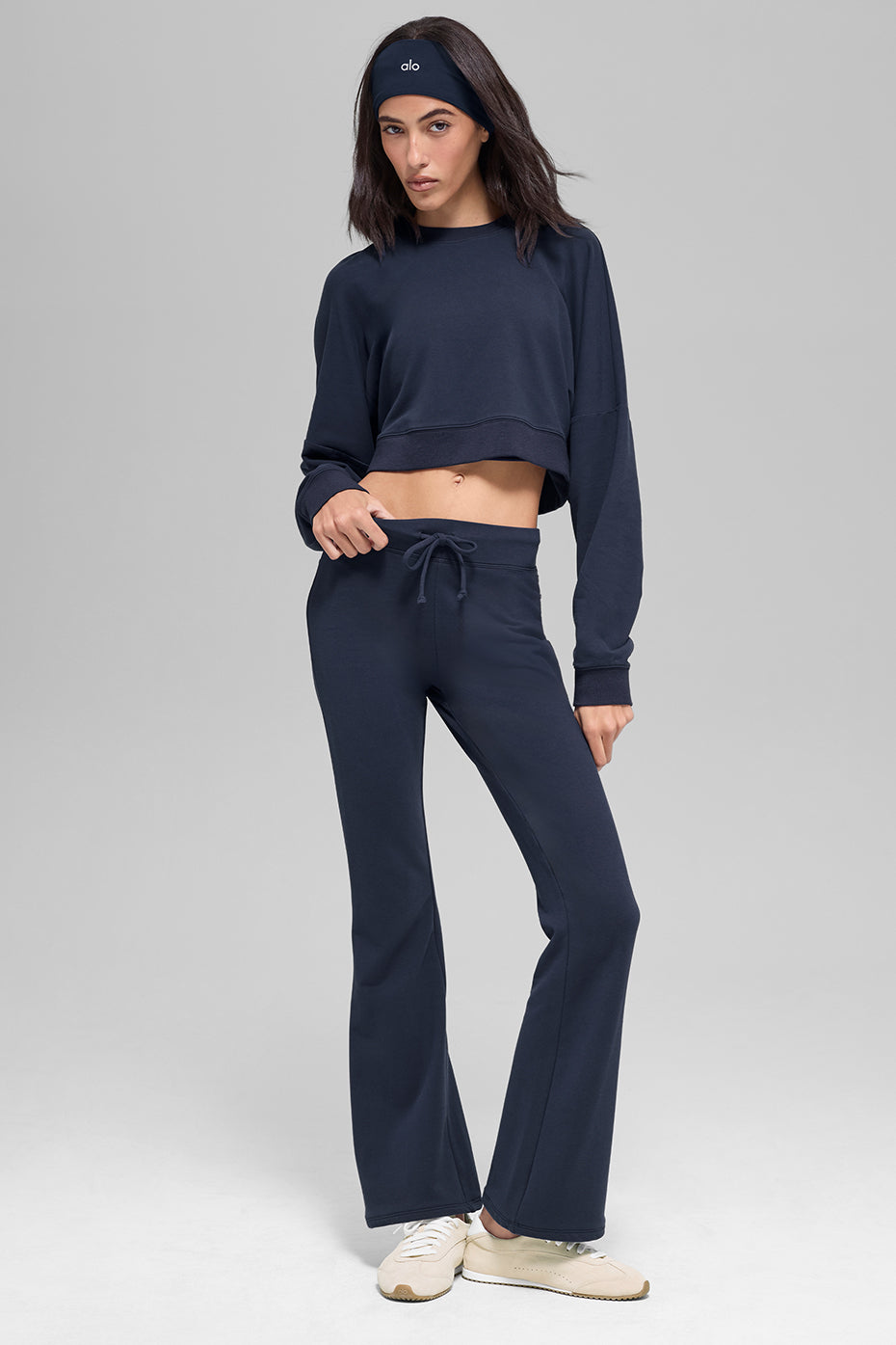 Sway Bootcut Sweatpant - Navy--4