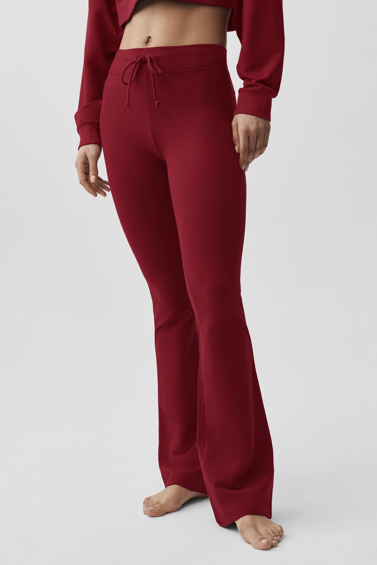 Sway Bootcut Sweatpant - Summer Romance Red--2
