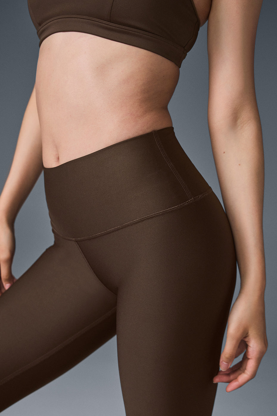 High-Waist Airlift Legging - Espresso--3