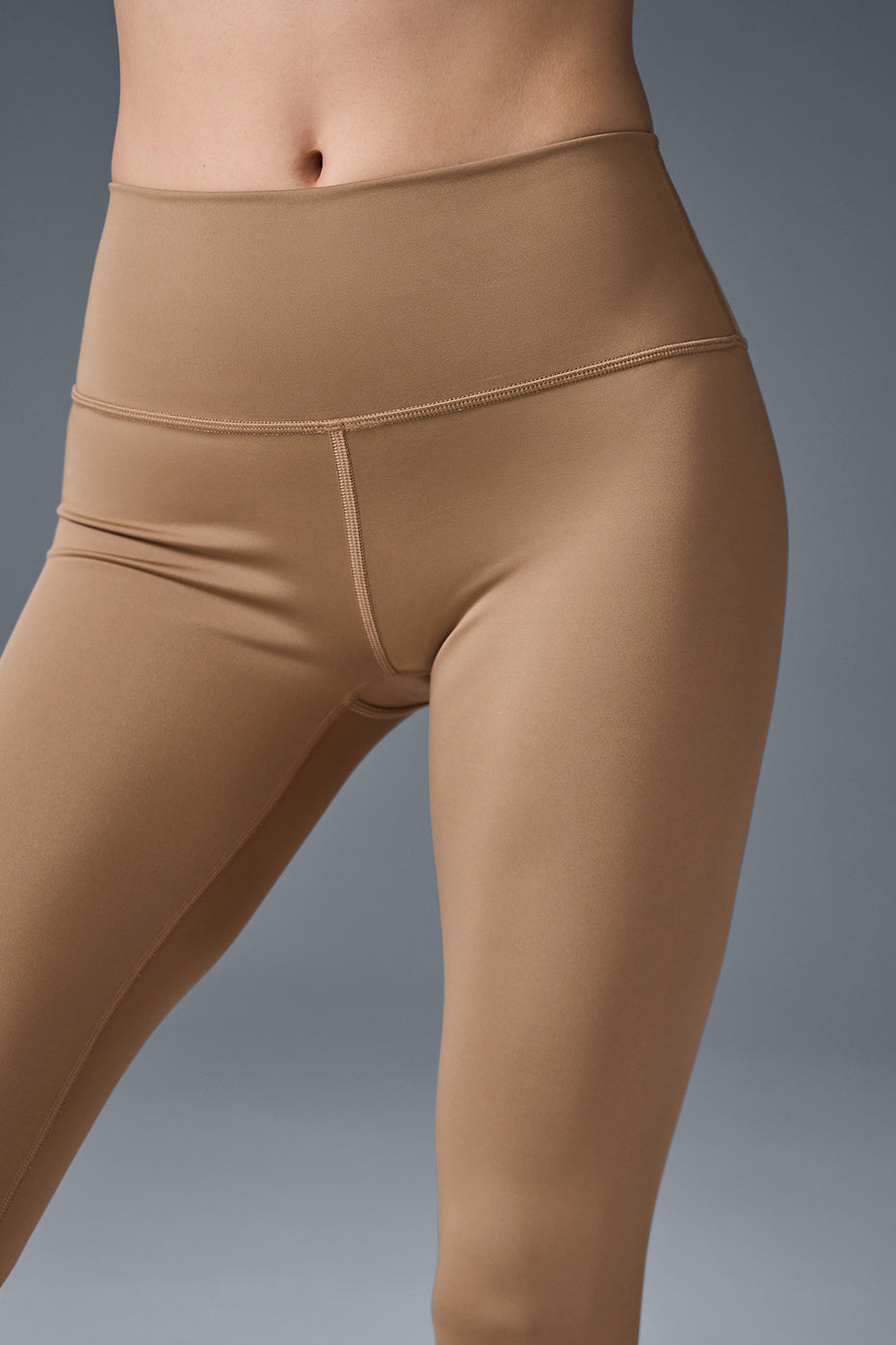 7/8 High-Waist Airlift Legging - Toasted Almond--3
