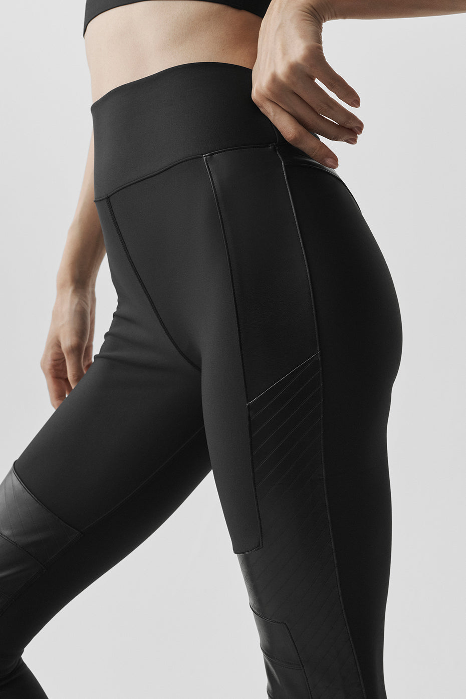 Airlift Winter Warm High-Waist Supermoto Legging - Black--2