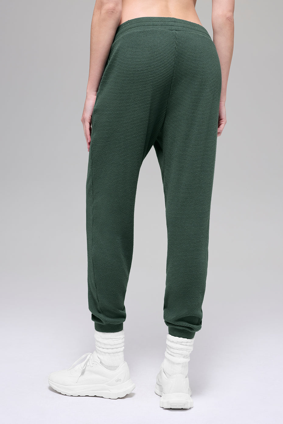 Waffle Weekend Escape Jogger - Clover Green--1