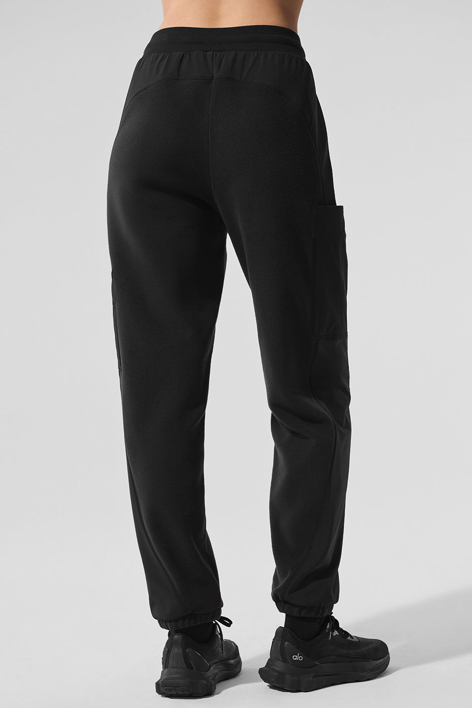 Polar Fleece Wintry Mix Pant - Black--1