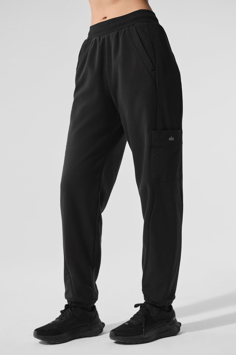 Polar Fleece Wintry Mix Pant - Black--2