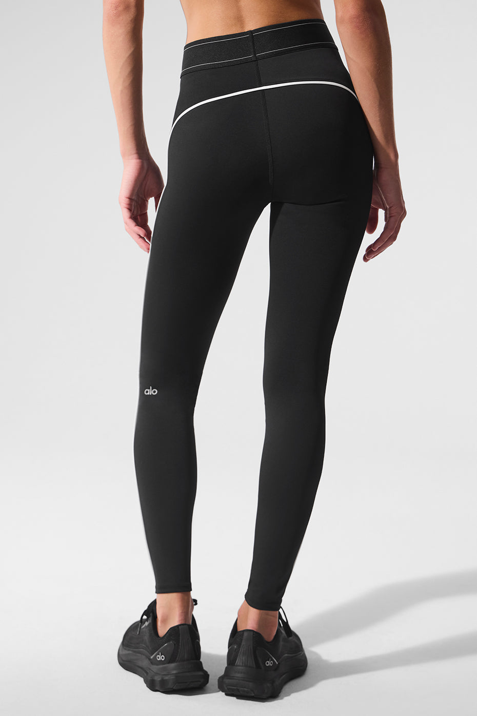 Airlift High-Waist Suit Up Legging - Black/White--2