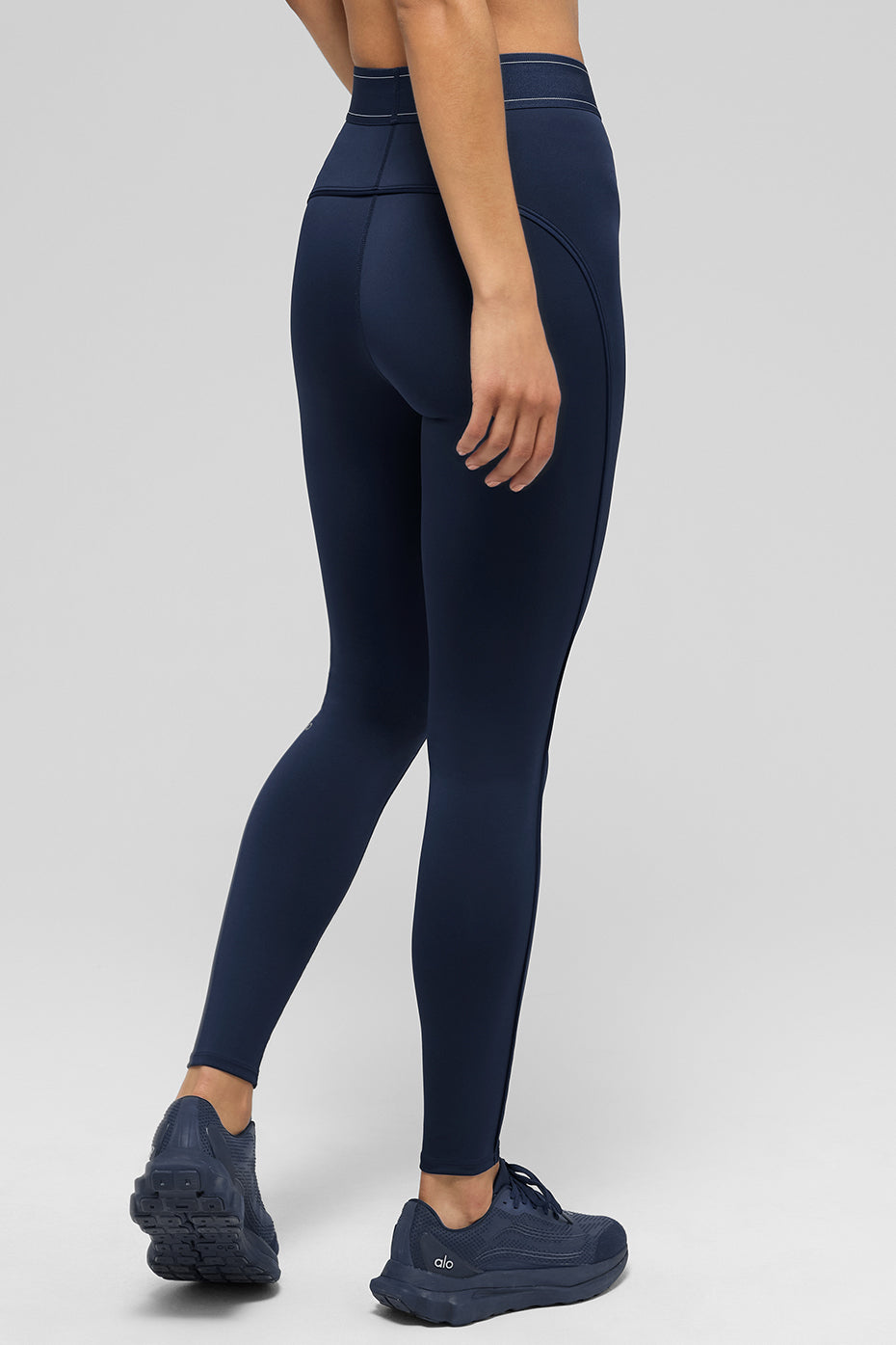 Airlift High-Waist Suit Up Legging - Navy/Navy--2