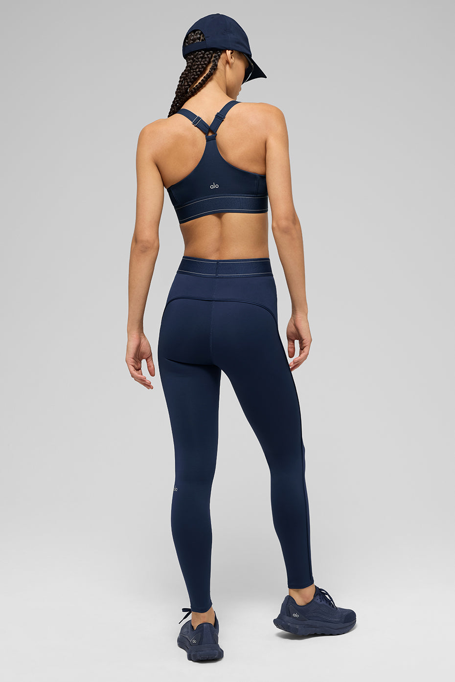 Airlift High-Waist Suit Up Legging - Navy/Navy--3