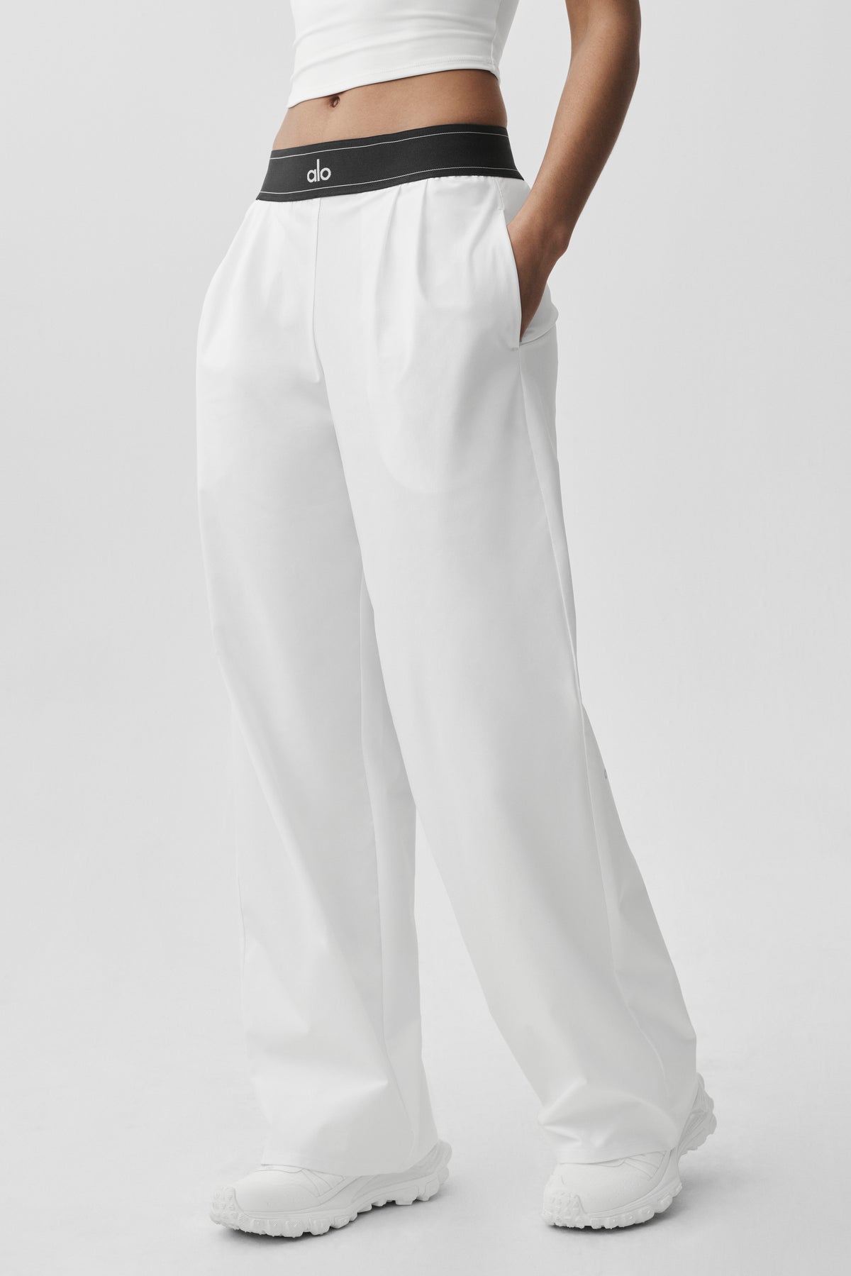 Suit Up Trouser (Regular) - White/Black--2