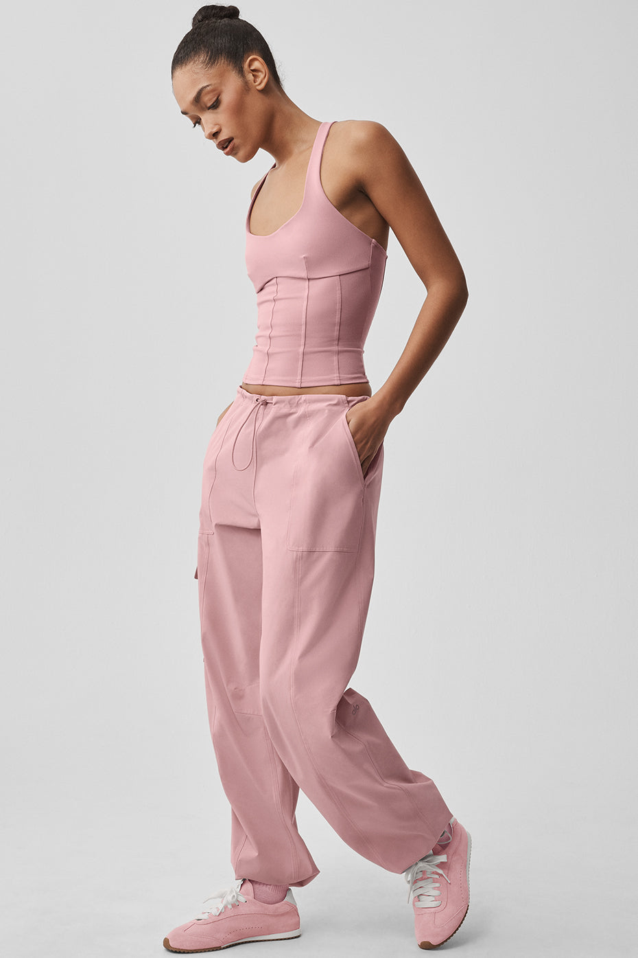 Low Rise Megastar Cargo Pant - Vintage Pink--5