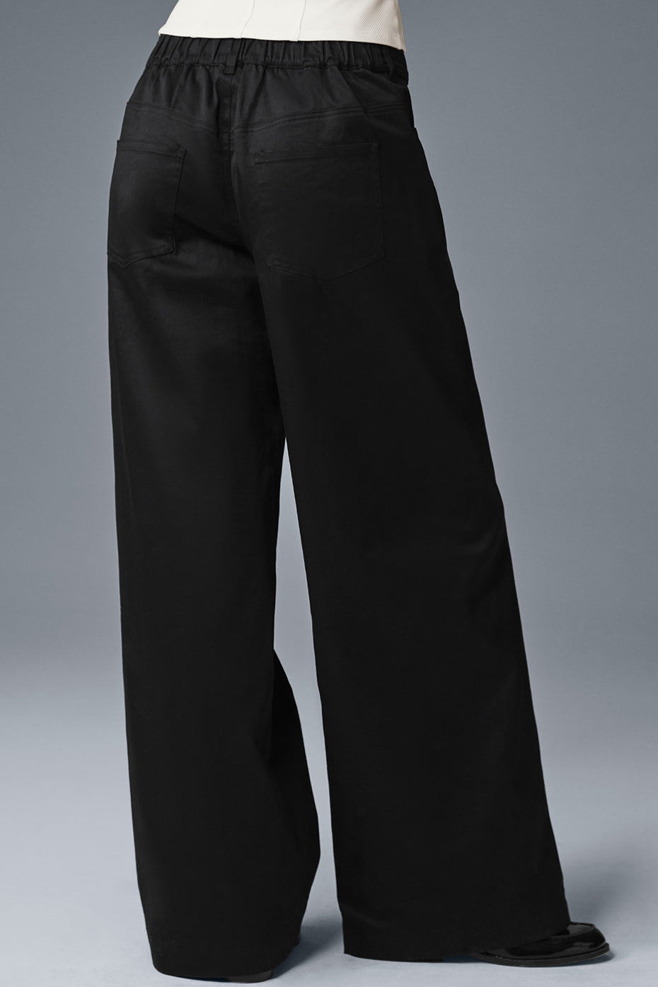 Wanderlust Wide Leg Trouser - Black--2