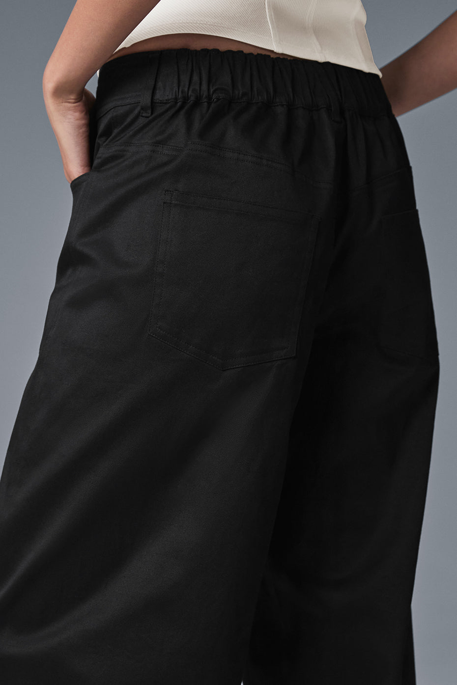 Wanderlust Wide Leg Trouser - Black--3