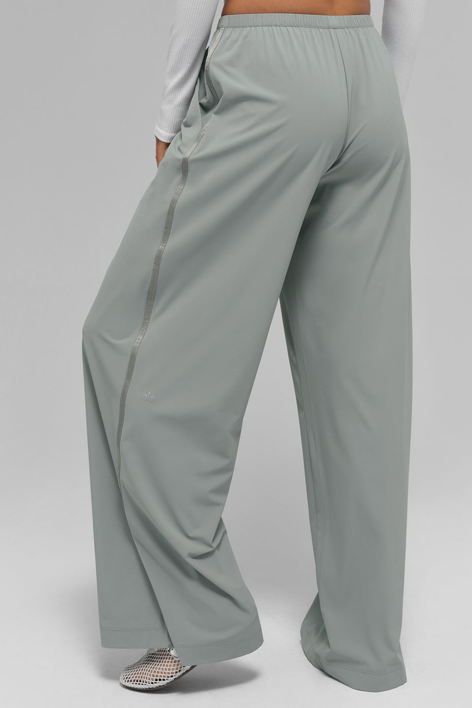 Breezy Wide Leg Pant (Long) - Lunar Grey--1