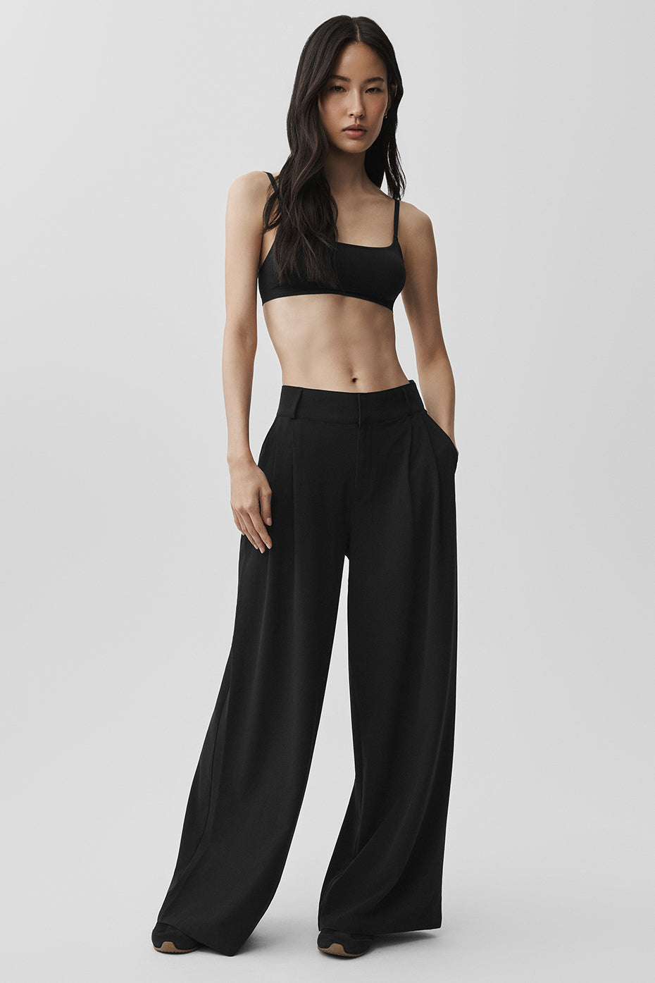 High-Waist Dreamscape Trouser (Regular) - Black--5