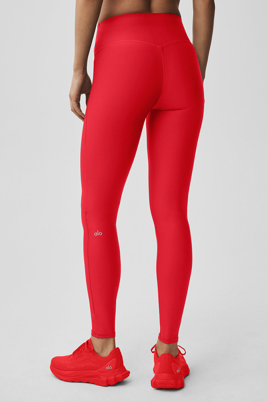Airlift High-Waist Sleek Legging - Bright Red--1