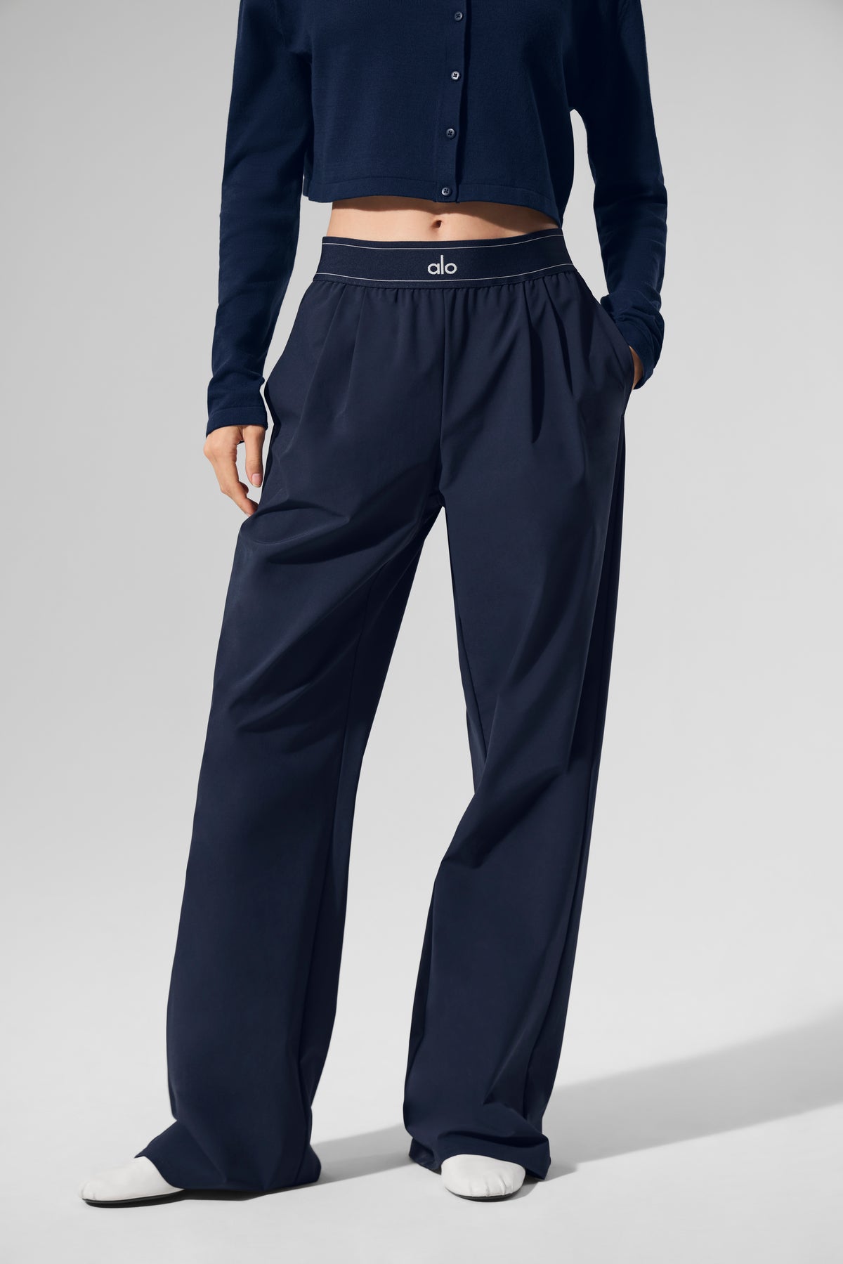 Suit Up Trouser (Long) - Navy--1