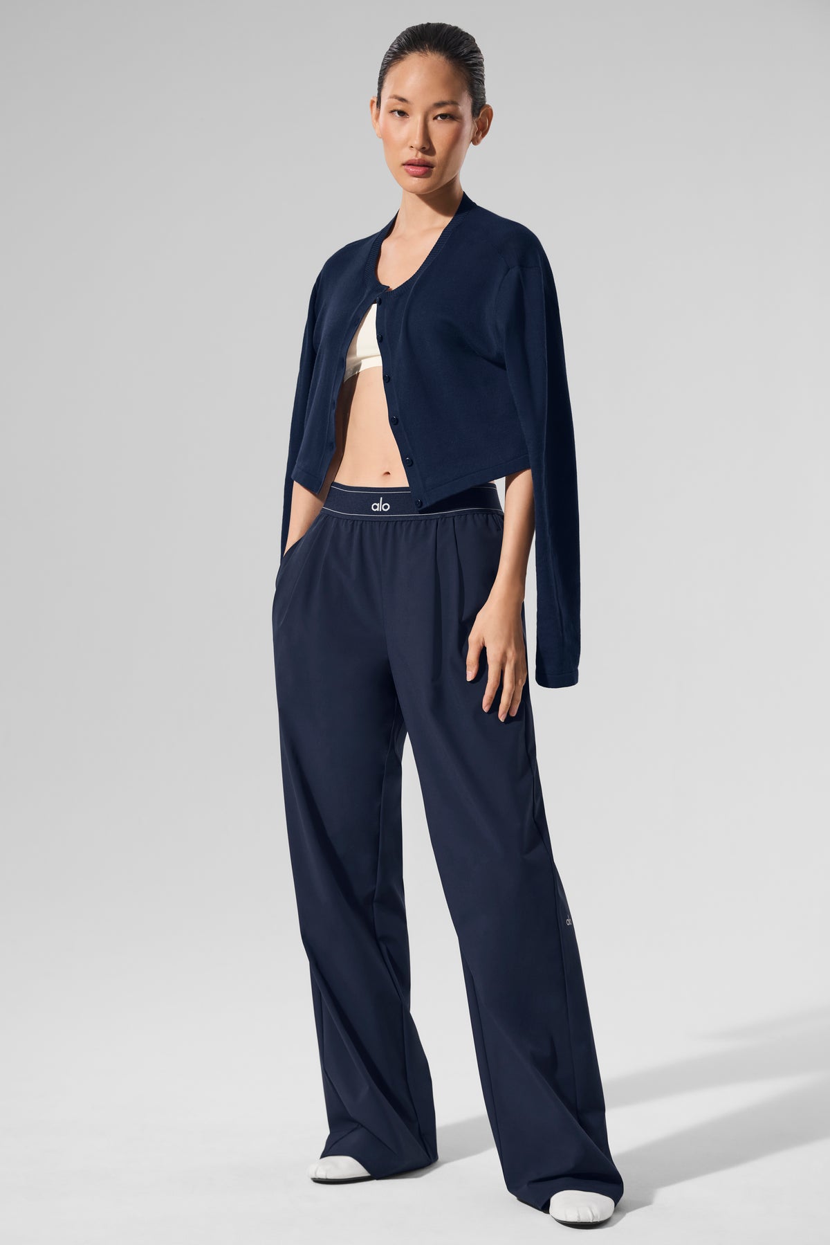 Suit Up Trouser (Long) - Navy--3