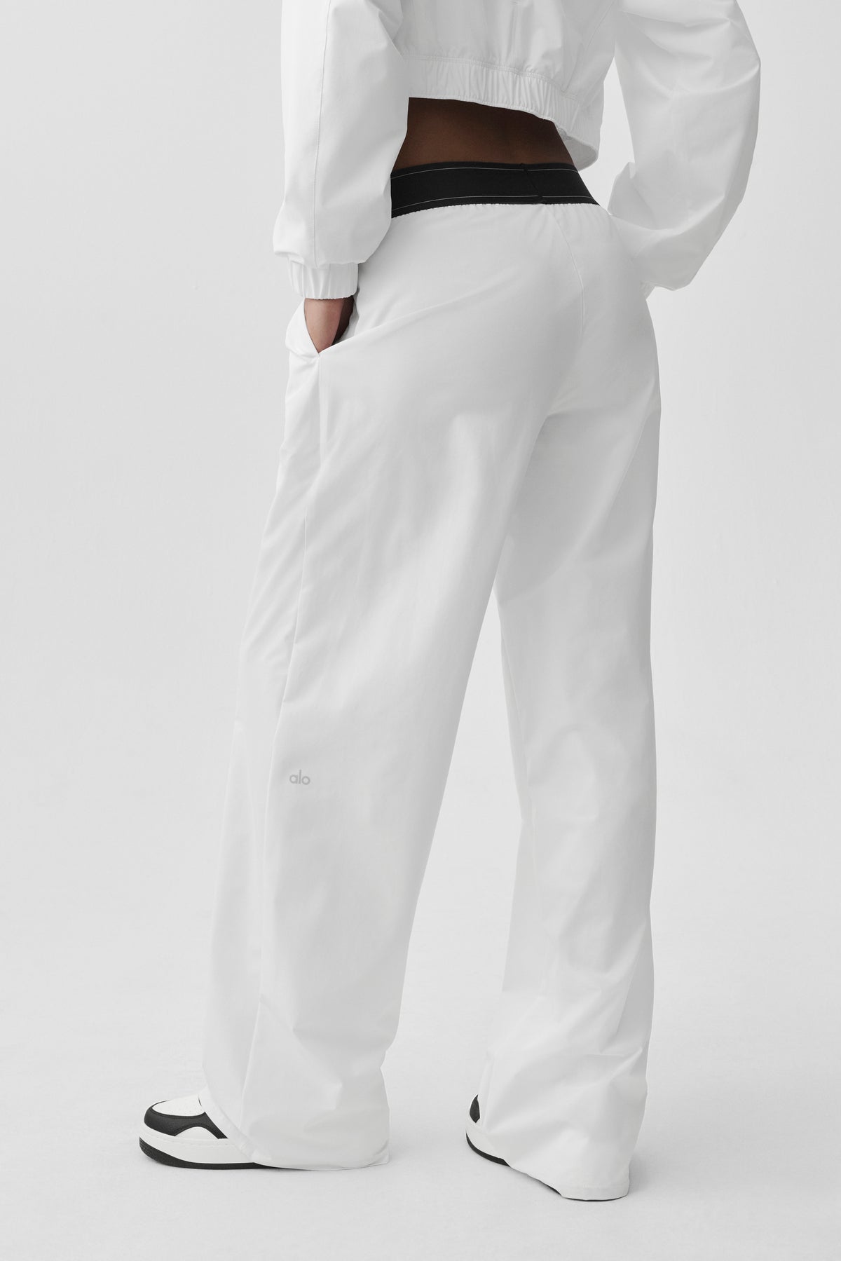 Suit Up Trouser (Long) - White/Black--3