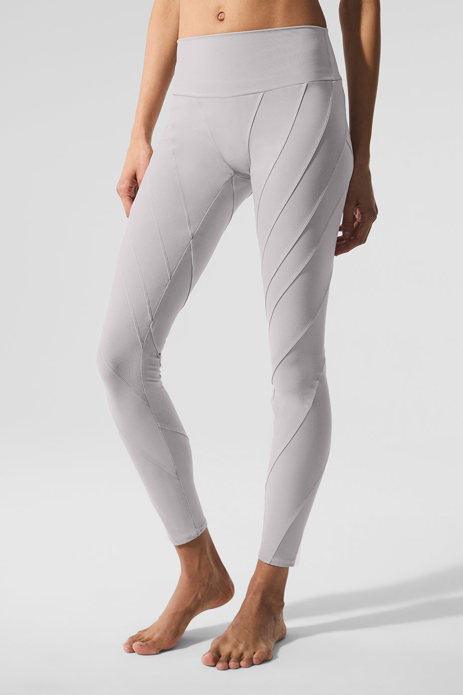 Washed Alosoft High-Waist Sunray Legging - Grey Sky Wash--0