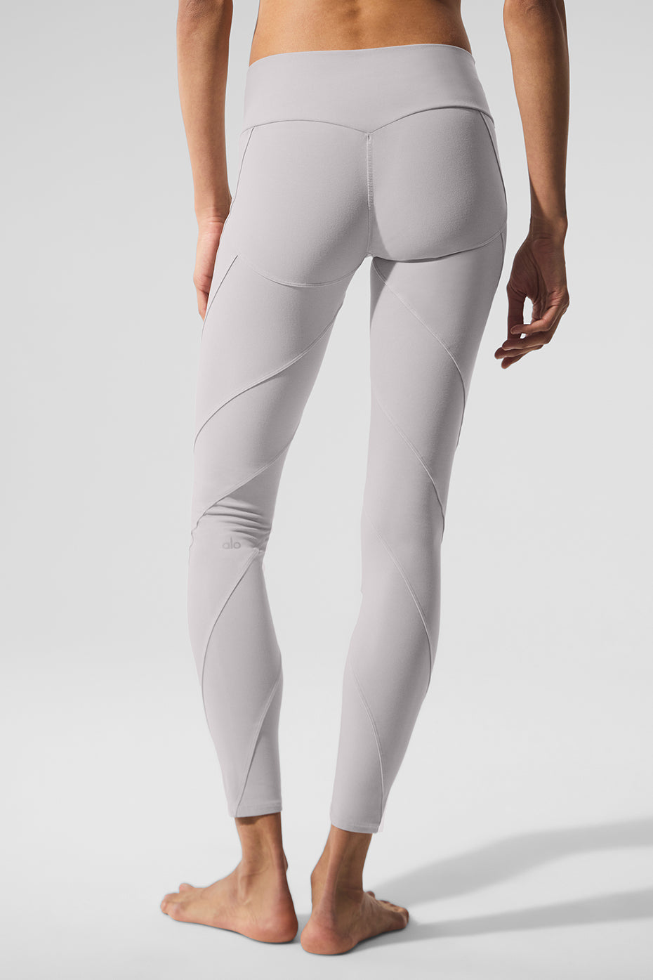 Washed Alosoft High-Waist Sunray Legging - Grey Sky Wash--2