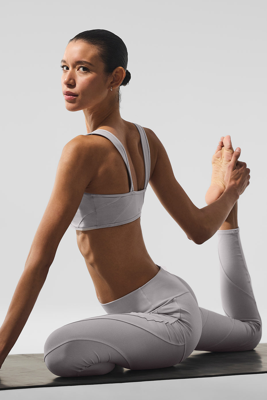 Washed Alosoft High-Waist Sunray Legging - Grey Sky Wash--3