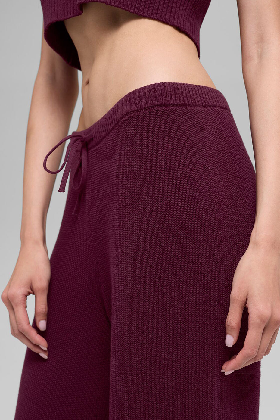Supernatural Sweater Pant - Burgundy--1