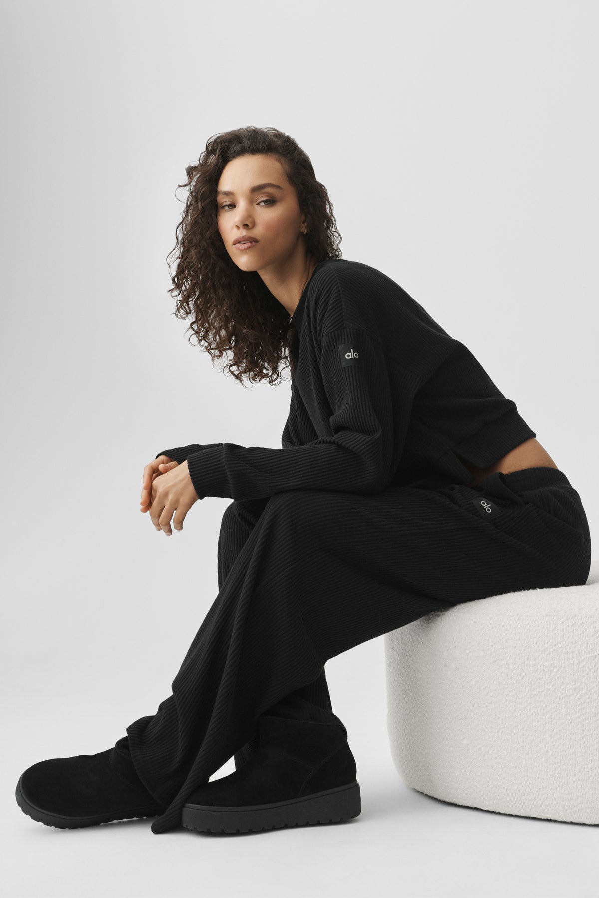 Muse Wide Leg Pant - Black--0