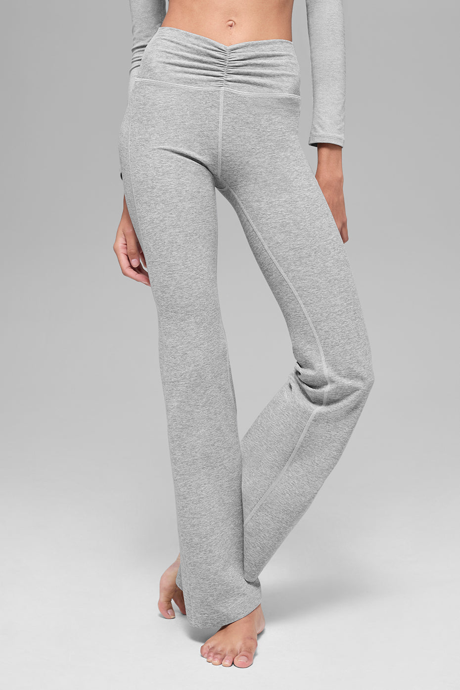 Alosoft Intuition High-Waist Bootcut - Athletic Heather Grey--0