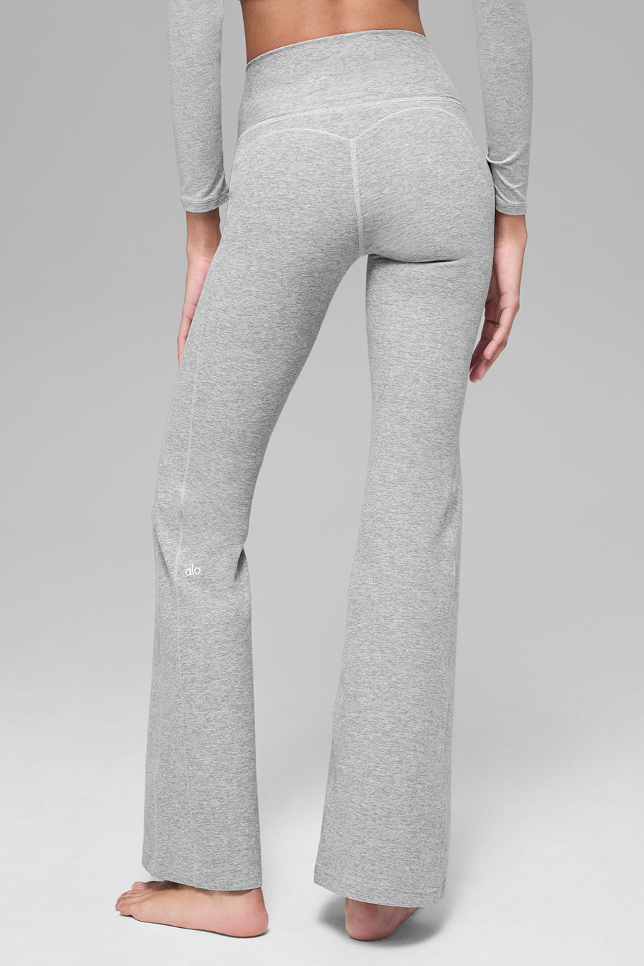 Alosoft Intuition High-Waist Bootcut - Athletic Heather Grey--2