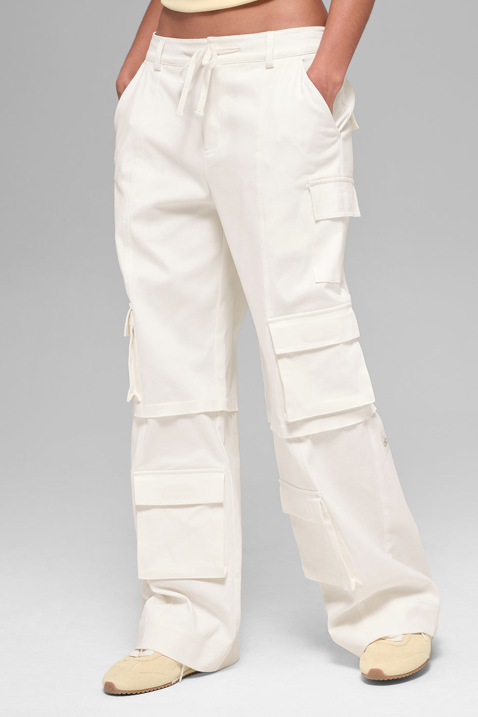 Mid-Rise Scout Cargo Pant - Ivory--2