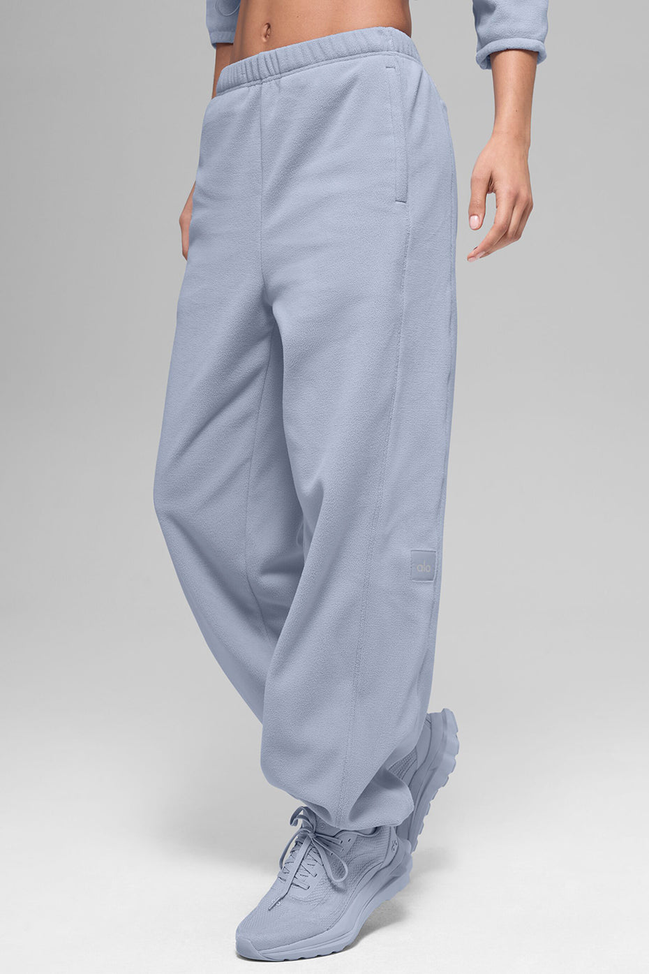 Polar Fleece High-Waist Retreat Jogger - Winter Frost--0