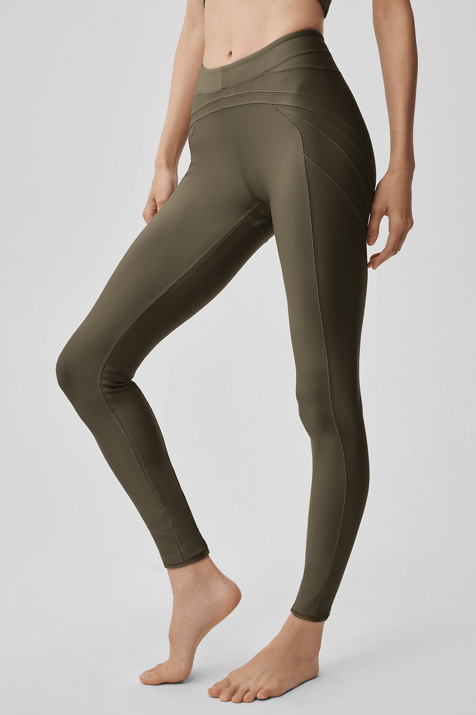 Airlift High-Waist Evolve Legging - Olive Tree--1