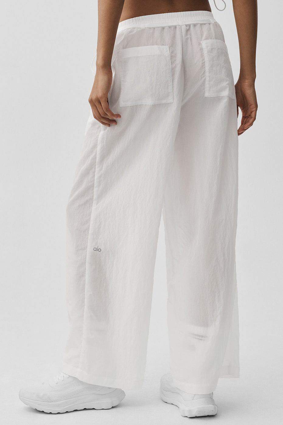Ripstop Electric Straight Leg Pant - White--3