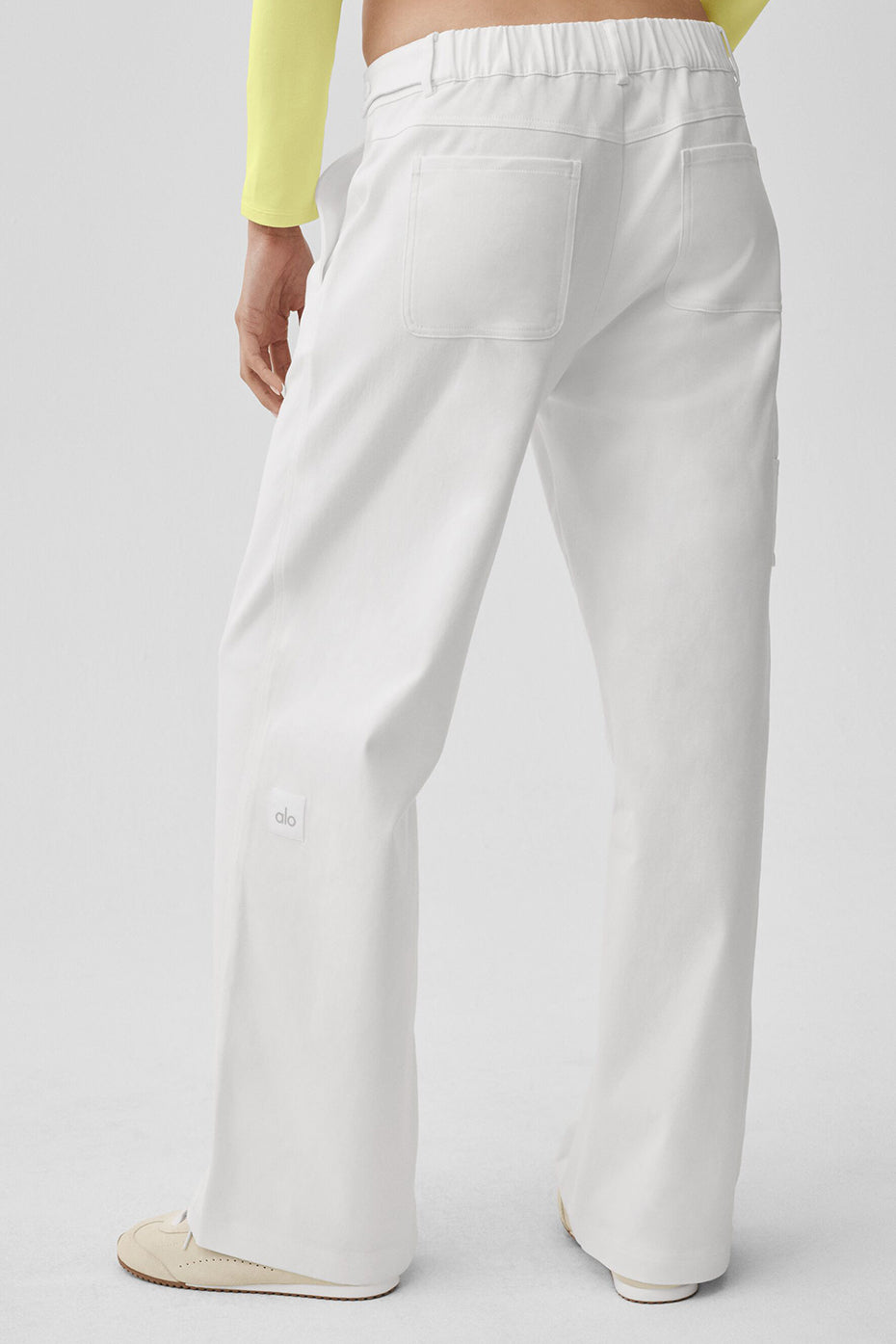 High Road Straight Leg Pant - White--3