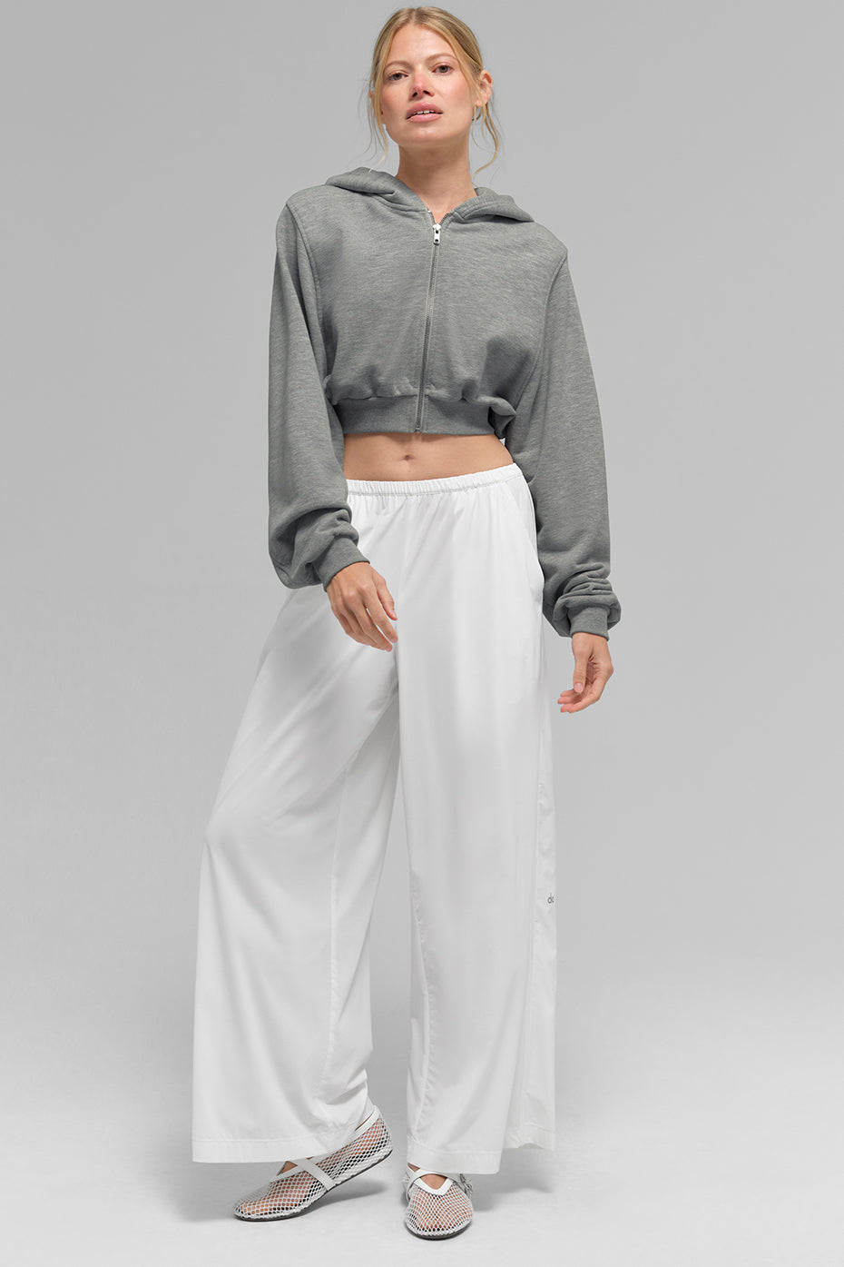 Breezy Wide Leg Pant (Regular) - White--3