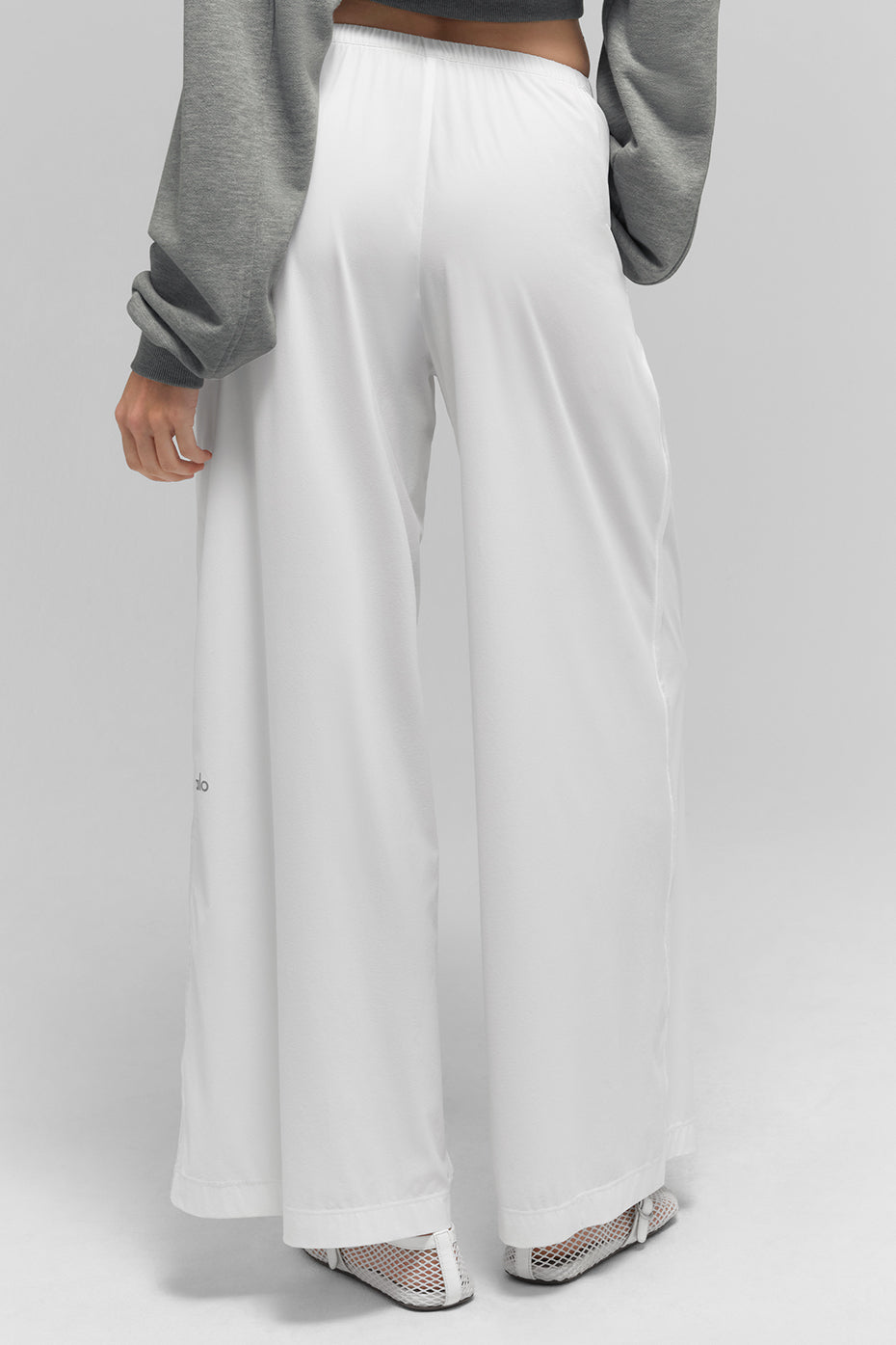 Breezy Wide Leg Pant (Regular) - White--2