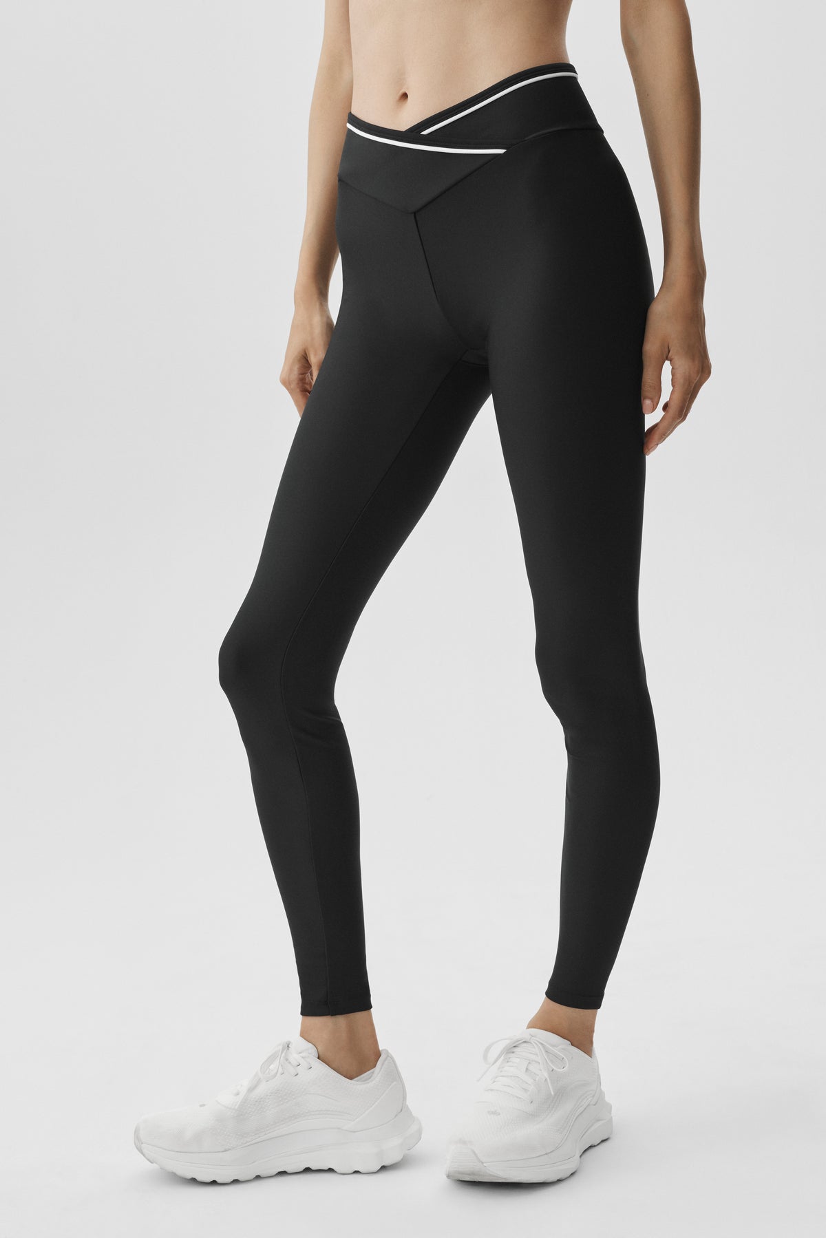 Airlift High-Waist Trifecta Legging - Black/White--0