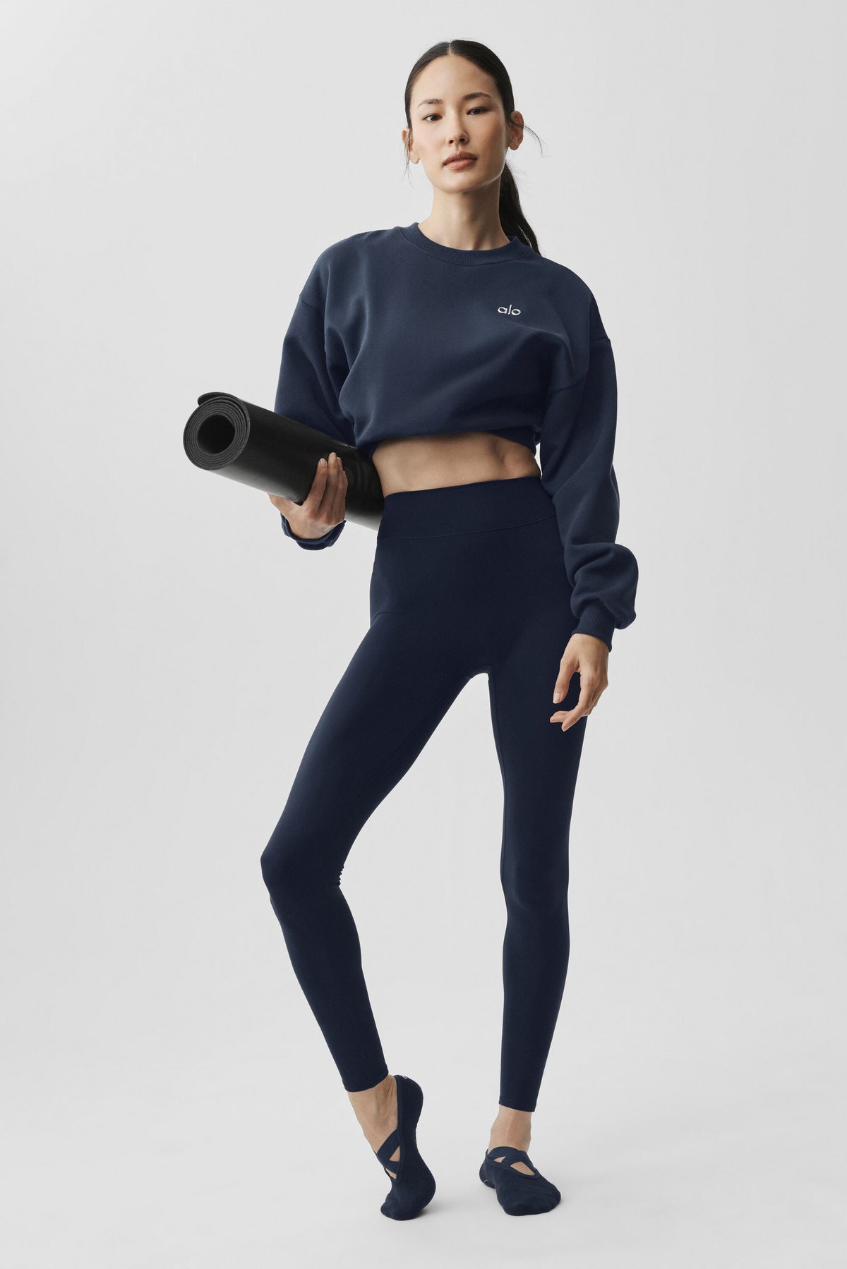 ALO Softsculpt 7/8 Define Legging - Navy--5