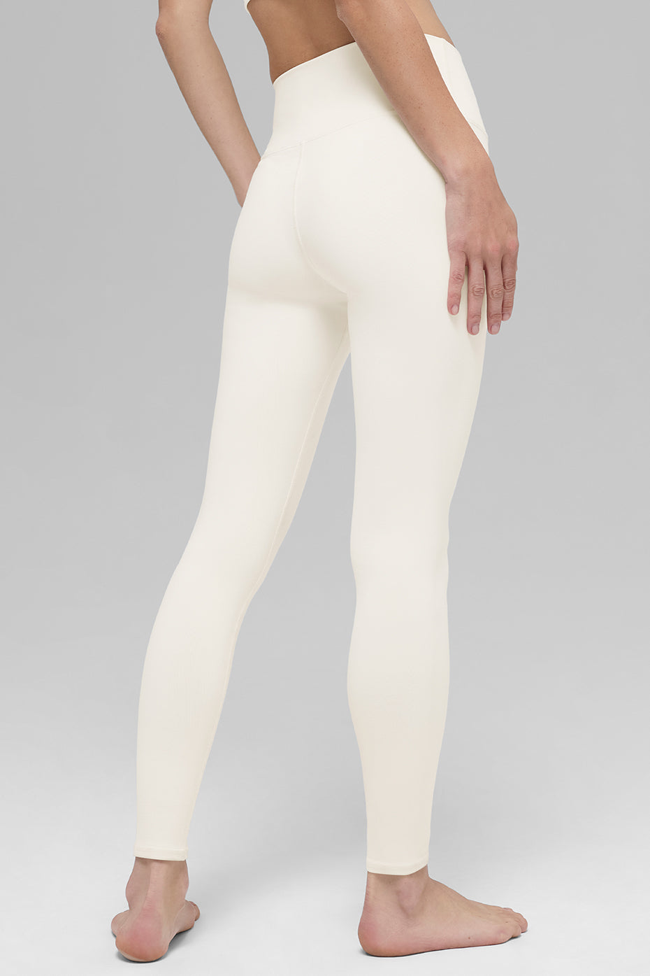 High-Waist Airbrush Legging - Ivory--3