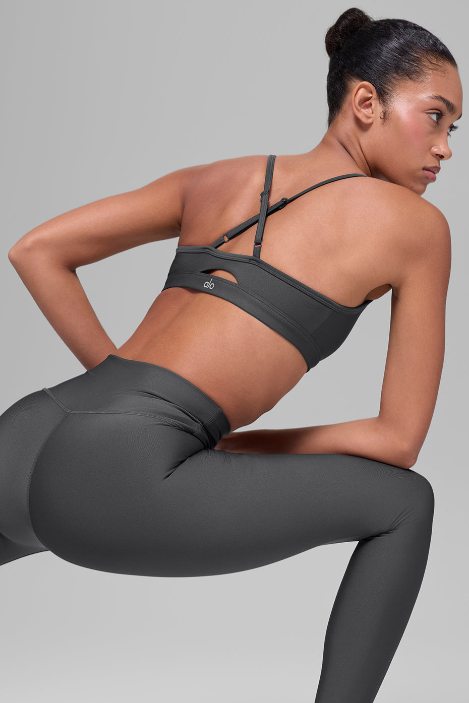 High-Waist Airlift Legging - Anthracite--3